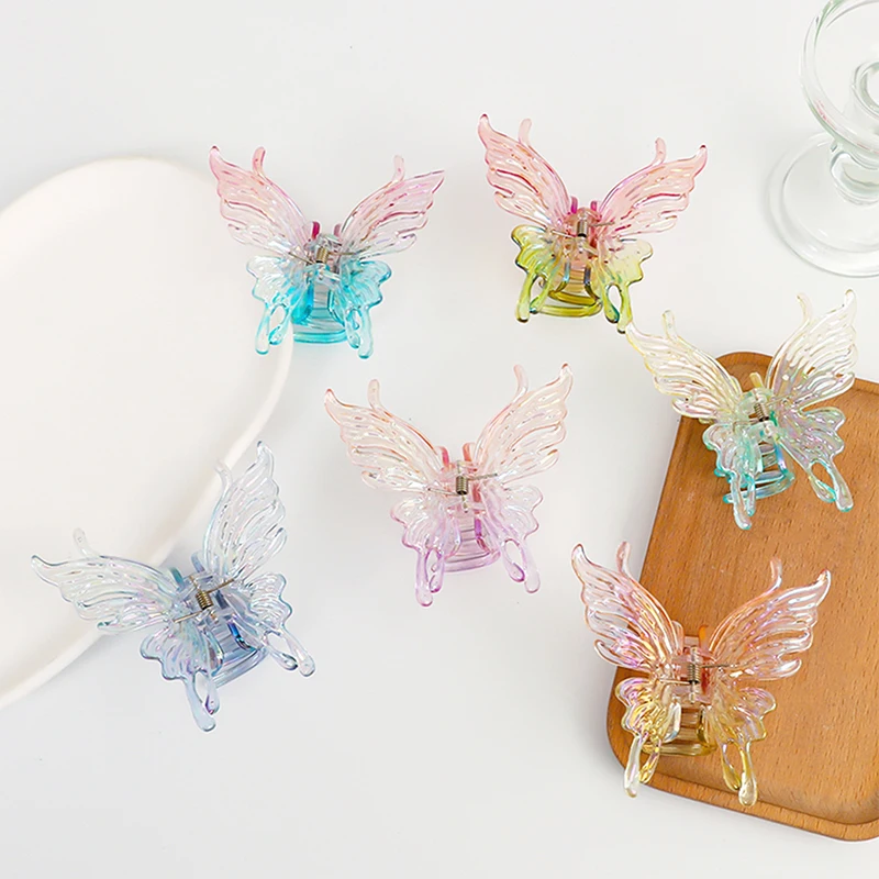 Fermaglio Per Capelli A Farfalla Africana Con Pettini Neri - Foto 8