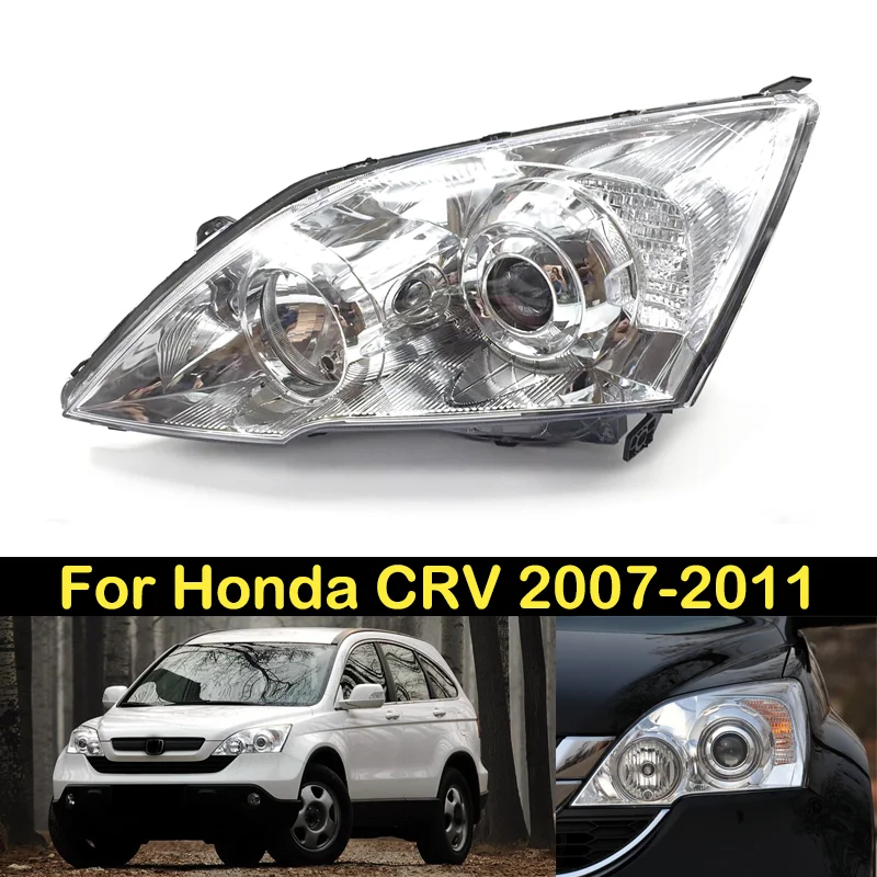 decho-フロントバンパー用ヘッドライト車用ヘッドライトパーツホンダcrv-2007-2008-2009-2010-2011ヘッドライトアセンブリ