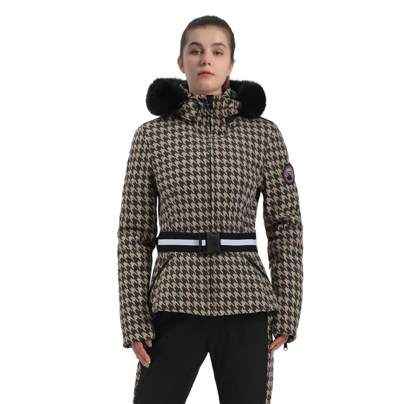 Ski Jackets Mountain Winter Hooded Woman Snowboard Clothes Outdoor Sports Skiing Overcoats Windproof Thermal Snow Tracksuit winter jacket ski jacket