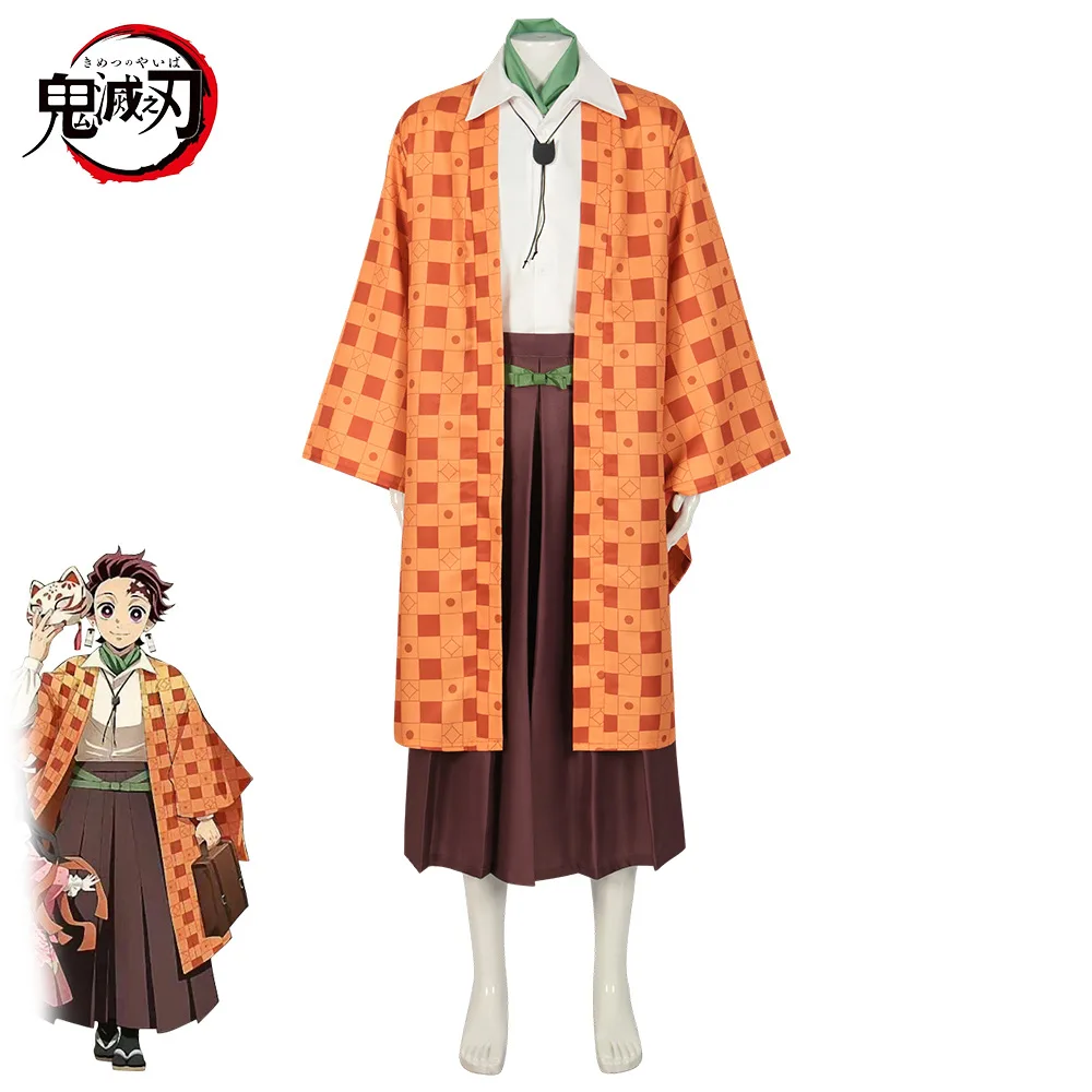

Anime Ghost Destroying Blade COS Kamado Tanjirou Cosplay Costume In Stoc