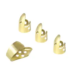 4 pcs/set 1 Thumb + 3 Finger Guitar Picks Celluloid Fingerpicks Guitar Plectrum Sheath For Acoustic Electric