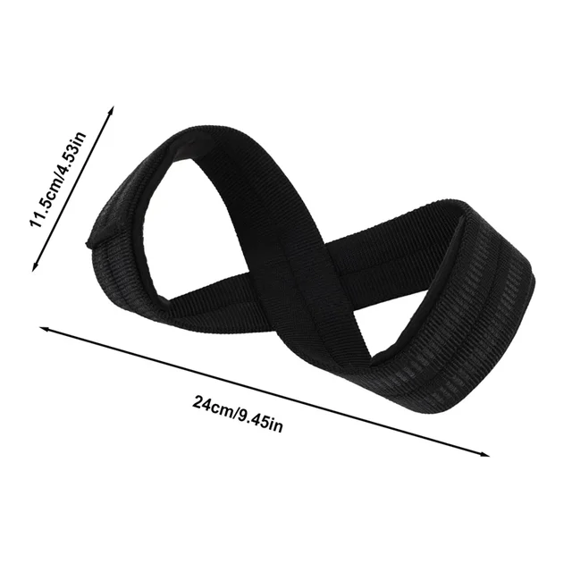 2PCS Weightlifting Hand Belt Anti-Slip Sport Fitness Wrist Wraps Straps Gym Support Lifting Grip Belt Fitness Bodybuilding 4