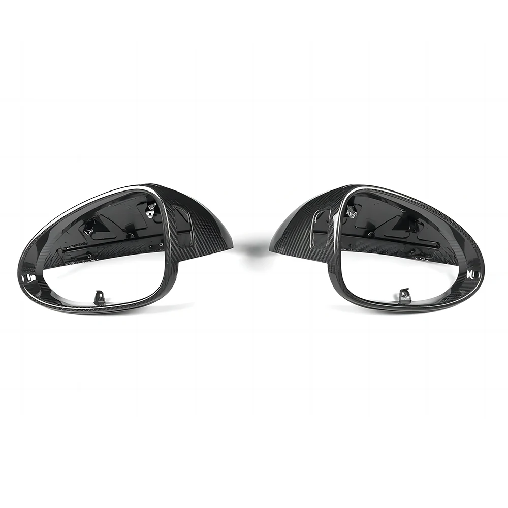 

Replacement Rearview Side Mirror Covers Cap For 14-22 Porsche Macan 95B S GTS Turbo Dry Carbon Fiber Casing Shell