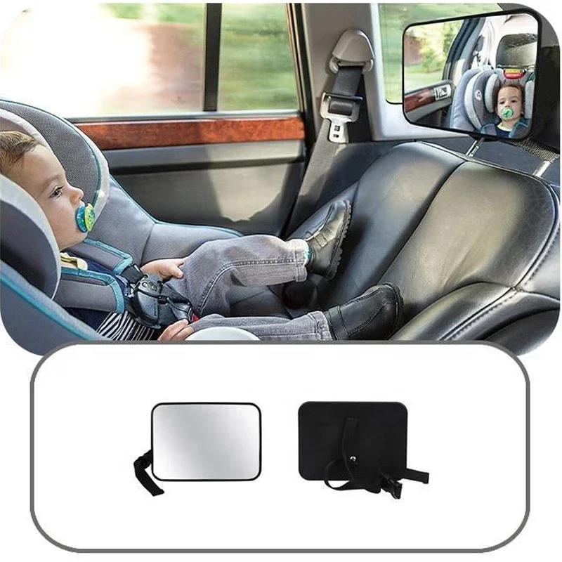 Adjustable Wide Car Rear Seat View Mirror Baby/Child Seat Car Safety Mirror Monitor Headrest Interior Styling
