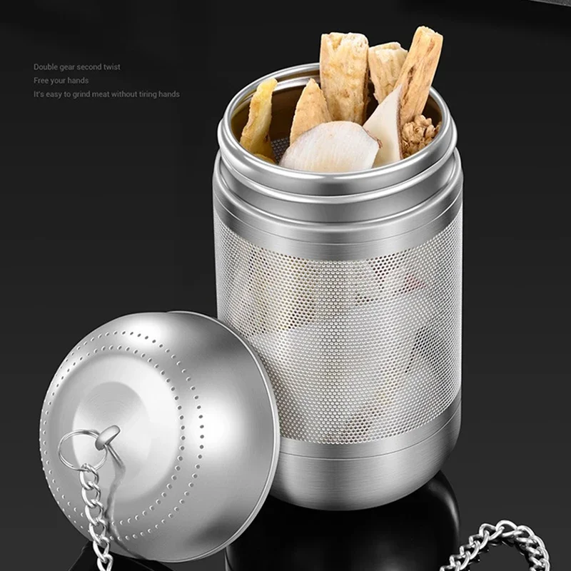 316 Stainless Steel Tea Infuser Braised Pork in Hot Pot Cooking Spice Strainer Teapot Fine Mesh Coffee Filter Kitchen Accessorie