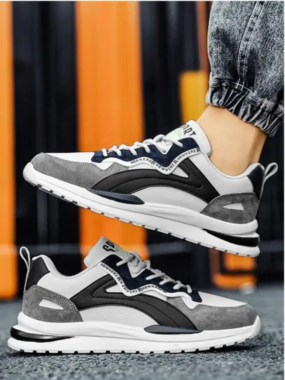 Leichte Herren Laufschuhe Mesh Freizeitschuhe Mit Schnürung_voghion.com