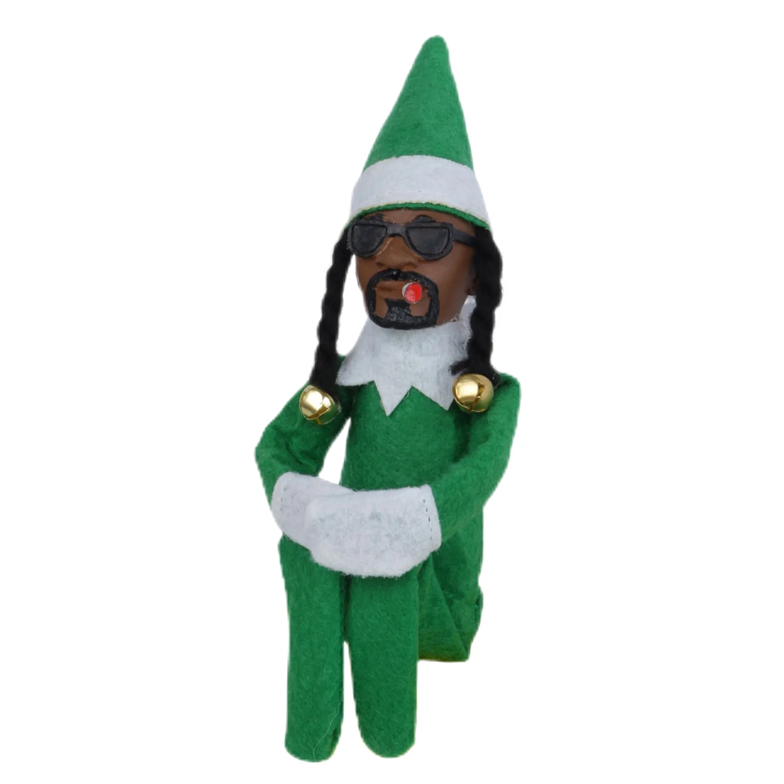 Snoop Dogg Snoop on a Stoop Christmas Elf Doll 2024