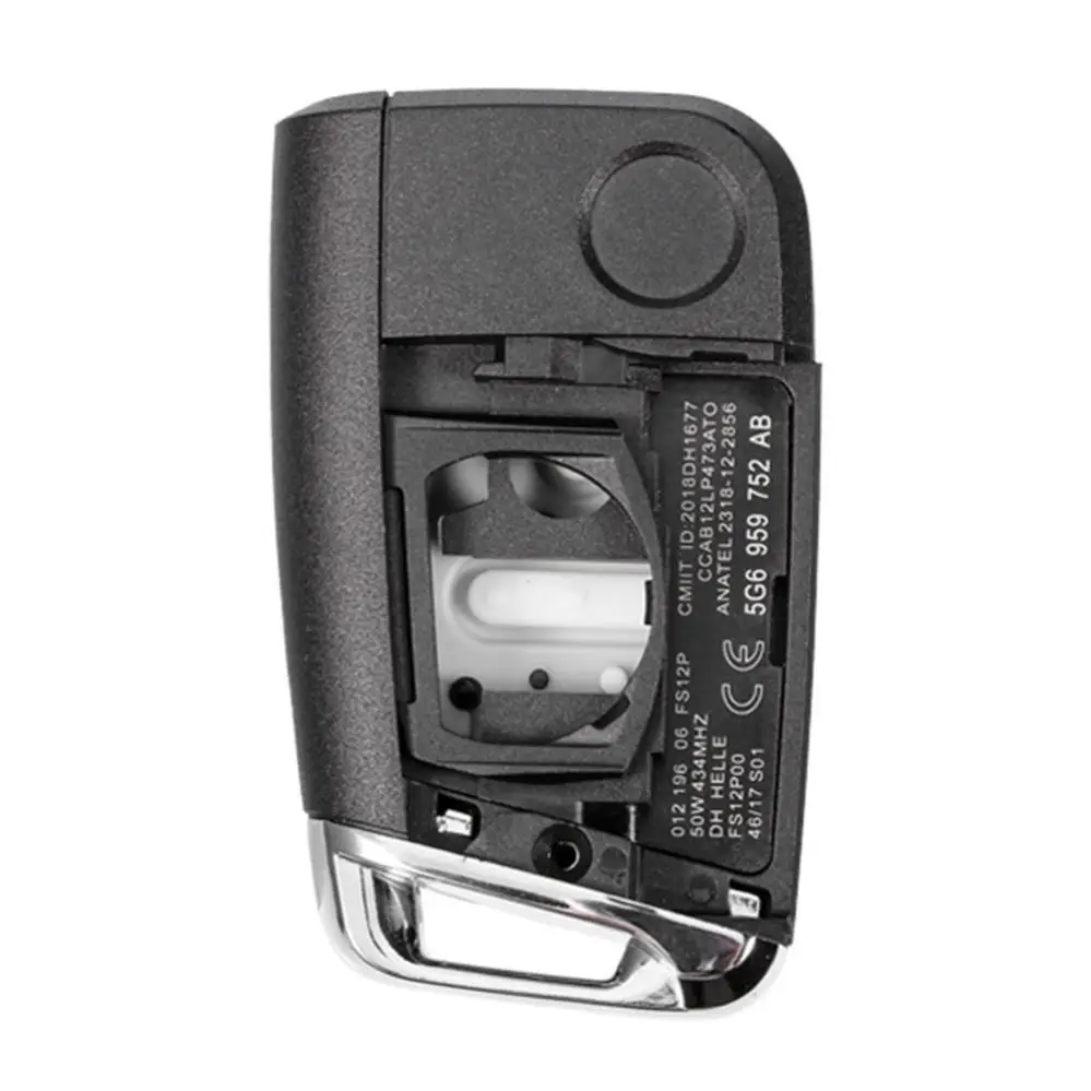3 Buttons Modified Folding Flip Remote Car Key Cover Case Fob Auto Shell Replacement Fit for VW Golf 7 MK7 Octavia A7 Seat