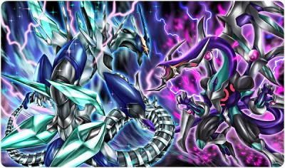 

Игровой Настольный коврик Yu-Gi-Oh с различными драконами, «сделай сам»