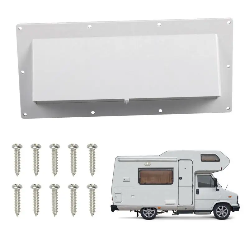 

RV Exhaust Vent Cover RV Stove Vent Sidewall Range Hood Cover Impact-Resistant Vent Accessory For RV Trailer And Camper Side