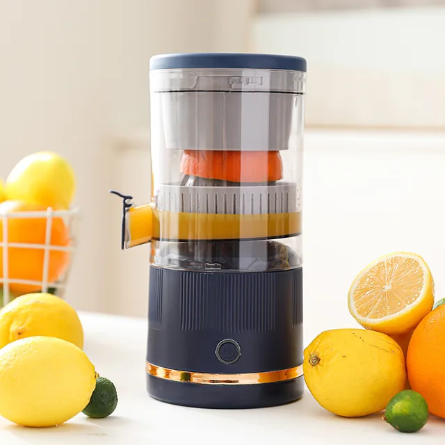 Spremiagrumi elettrico portatile Ricarica USB Frullatore per frutta arancia e limone Mini spremiagrumi automatico wireless per uso domestico da viaggio 6