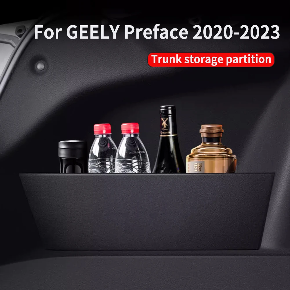 Suitable For GEELY Preface-Leling Trunk Partition Interior Decoration Car Supplies Storage and Storage Box