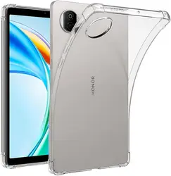 Slim Flexible Clear Shockproof Anti-Scratch TPU Tablet Case for HonorPad X7 8.7 2025 (Clear Cover)