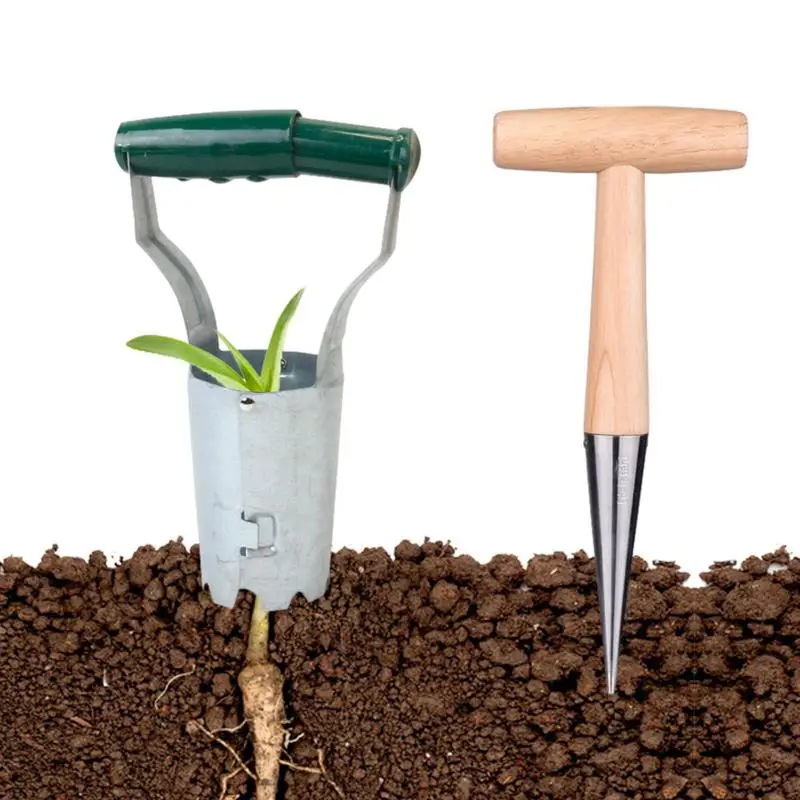 Bulb Planter Tool Set 2 Pcs Garden Tool for Bulb Planting Garden Bulb