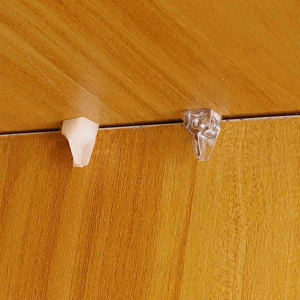 Transparent Shelf Support Pegs Plastic Laminate Support Studs Cabinet Book Shelves Holder Pins Furniture Shelves Bracket Pegs shelf bracket folding shelf bracket shelf support