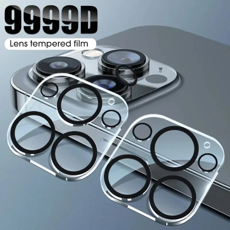 Premium Rear Lens Tempered Glass Protector for iPhone - HD Clear, Full Coverage