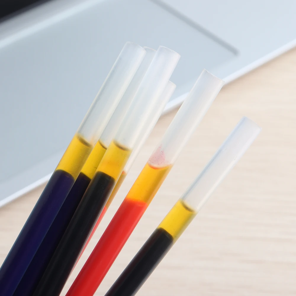 Gel Pen Refills Length 11.0cm Ink Colors Red Blue Black Refill For Shool Office Writing Point 0.5mm Stationery Supplies 5