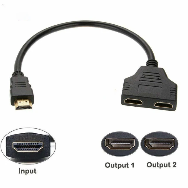 Adaptateur HDMI vers 2x HDMI (Y - doubleur HDMI) à prix bas