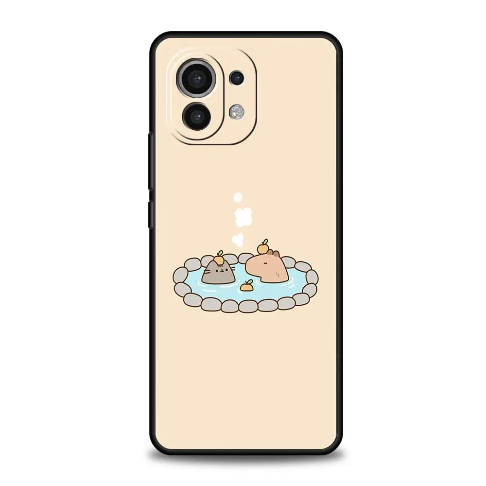 Capybara Couple Cartoon Soft Phone Case Cover