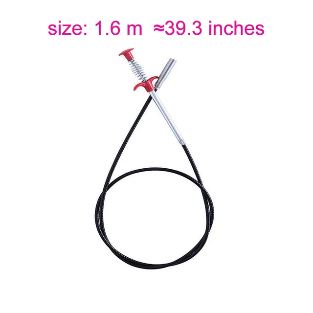 90 Cm -Es Csatornás Kígyó Rugócső Kotrási Szerszám Oldóblokkoló Leeresztő Küszöbök A Konyhai Mosogató Szennyvíztisztító Víz Szerszámhoz - Image 6