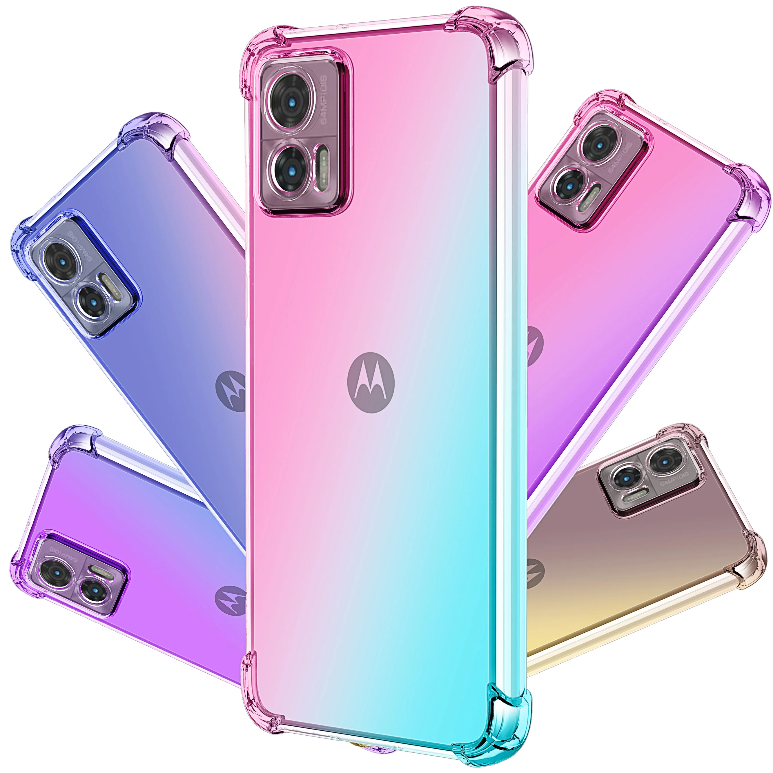 Per Motorola Edge 30 Neo 30 Lite 30 Ultra 30 Fusion 30 Pro 5G Custodia Per Telefono, Cover Flessibile Per Paraurti In Tpu Morbido Sfumato Ibrido Carin