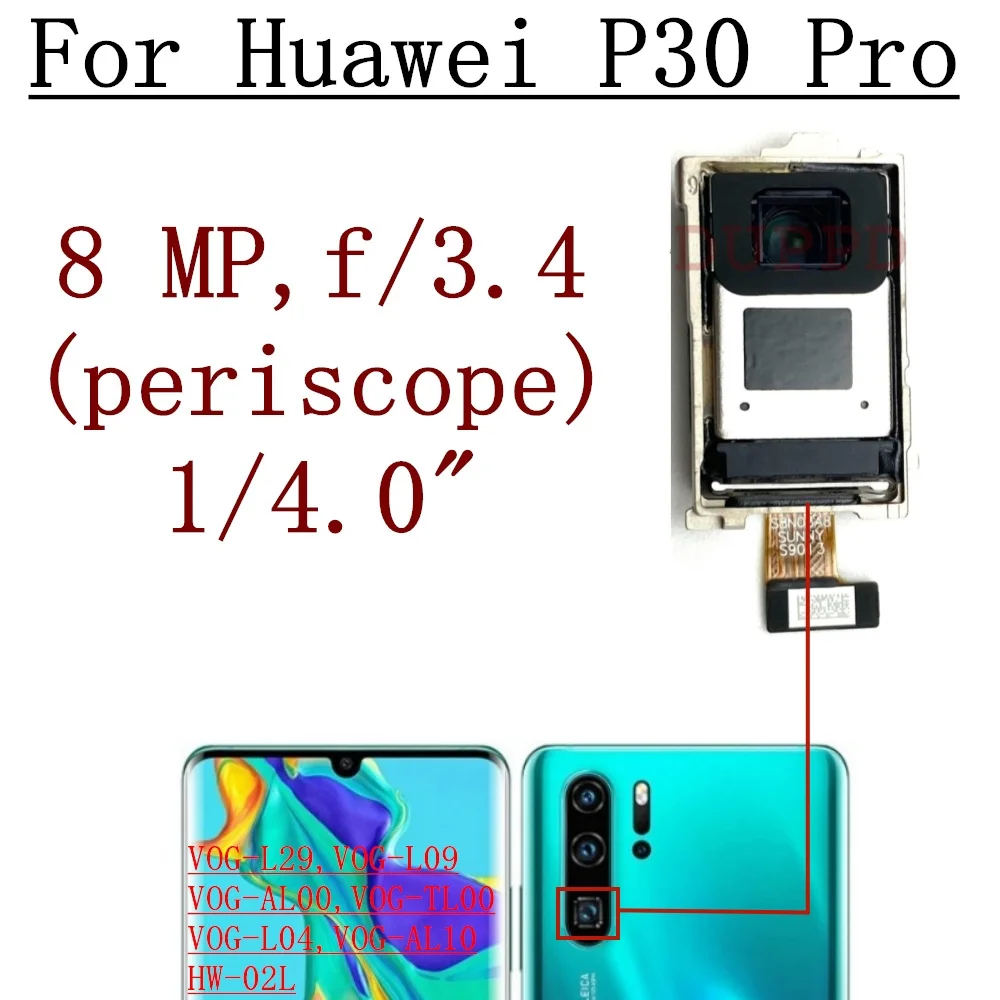 Back Main Front Camera For Huawei P30 Pro P30Pro Original Frontal