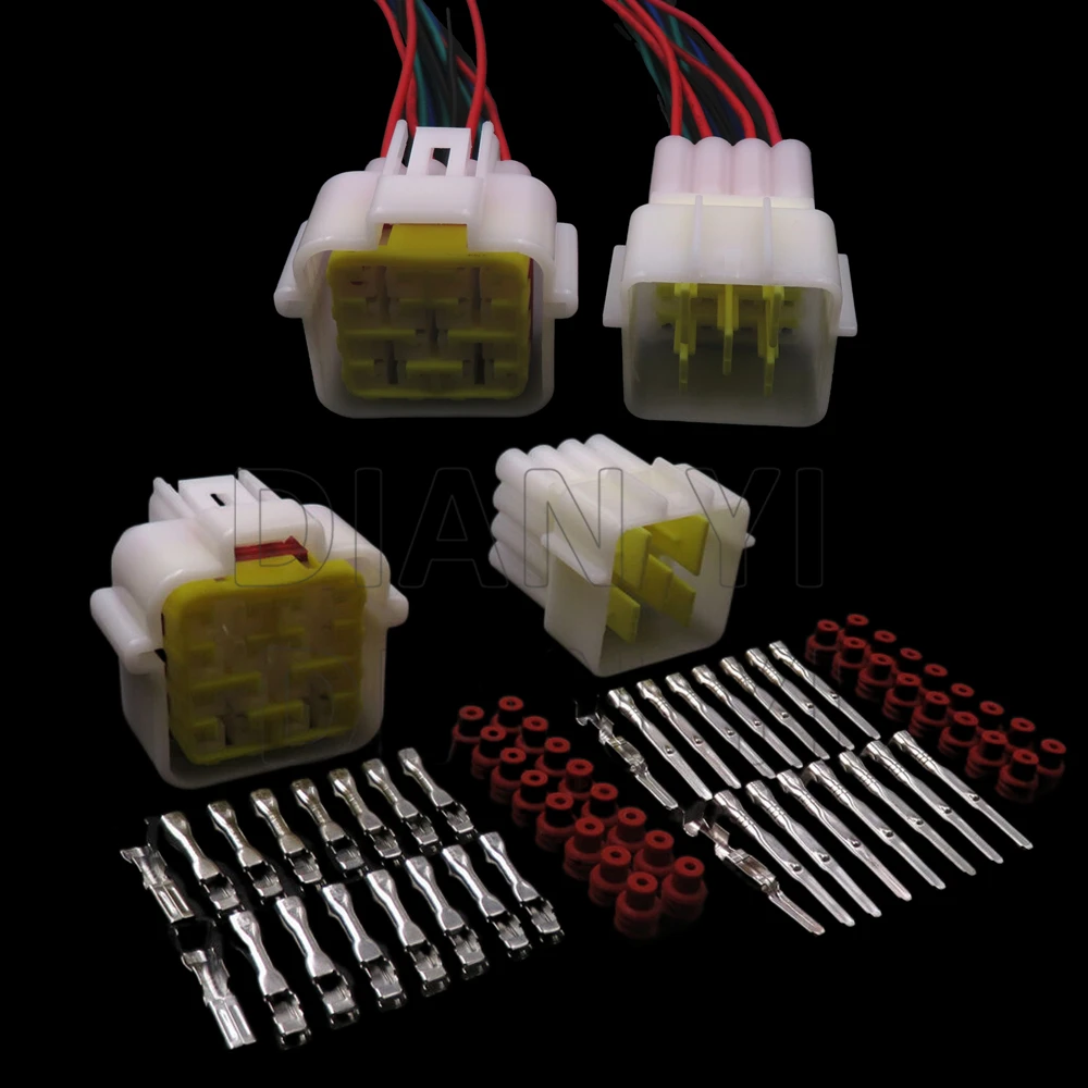 

1 Set 16 Way Starter Car Waterproof Wire Socket Auto Plastic Housing Cable Adapter With Cables FW-C-16M-B FW-C-16F-B