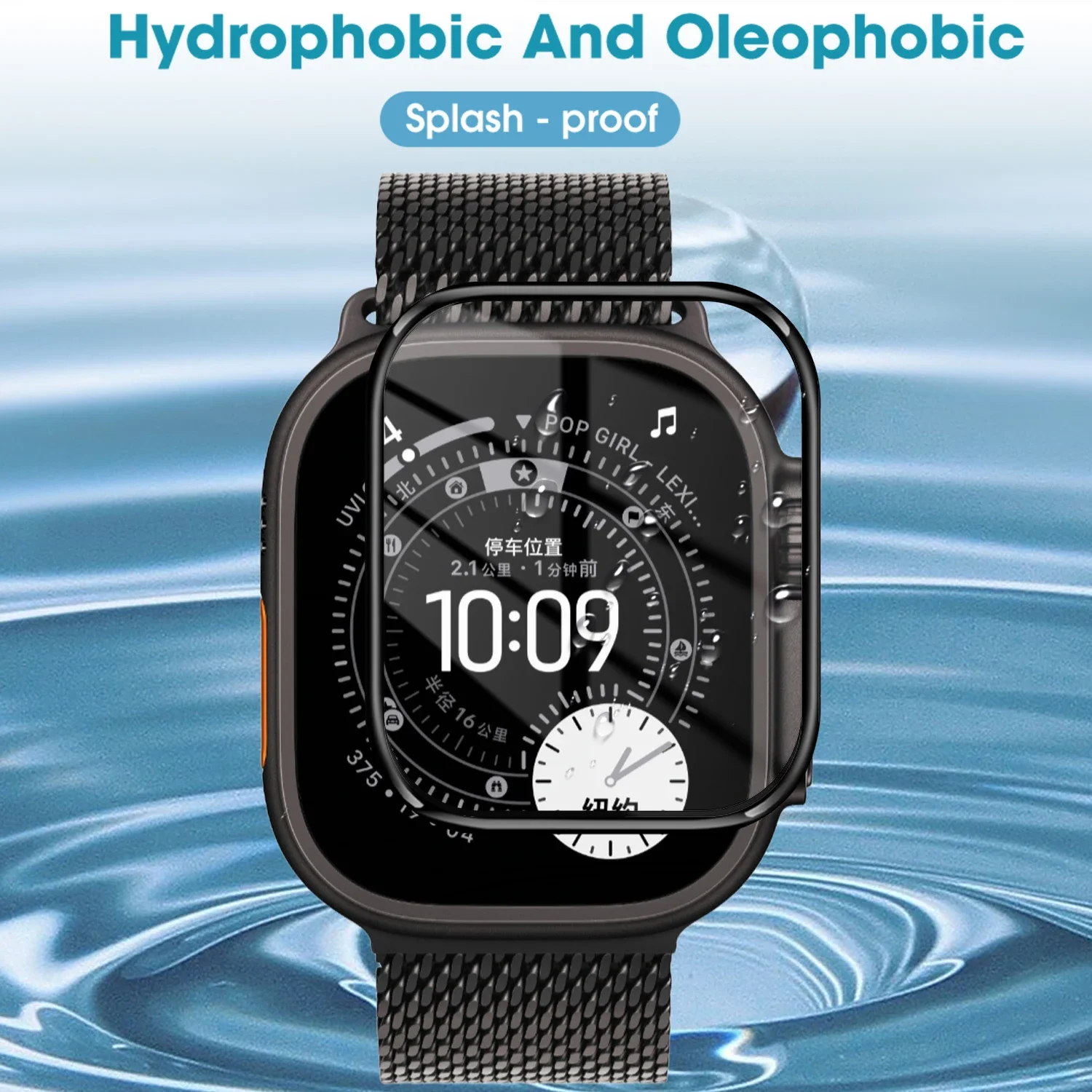 Soft PMMA Protective Films for IWatch Ultra 3/2/1 3D Curved Screen Protector HD Flexible Film for Apple Watch Ultra 3 2 1 49MM