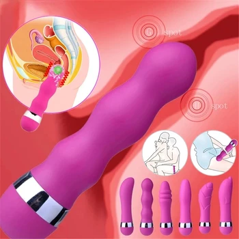 G Spot Vagina Vibrator Clitoris Anal Plug Butt Erotic Sex Toys for Woman Men Adults Dildos Fidget Toys Female Masturbators Cock 1