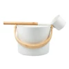 Sauna Barrels For Relaxing And Soothing Sauna Experience Energy Efficient Aluminum Sauna Bucket Tool 6