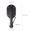 Premium PU Leather Equestrian Paddle ，Faux Leather Horse Riding Whip 4