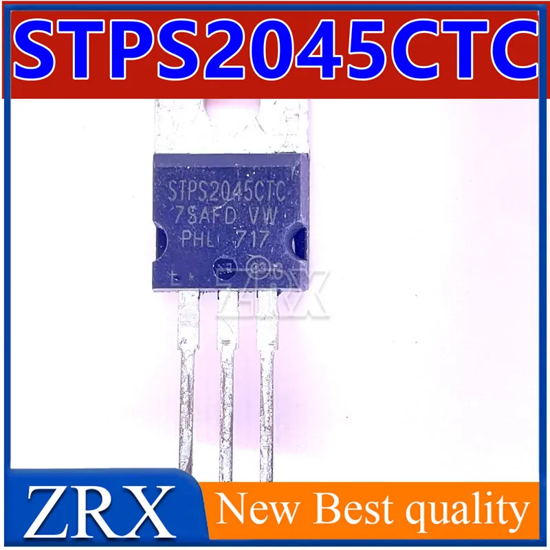 

5 шт./партия, новый оригинальный выпрямитель STPS2045CTC STPS2045 Schottky TO-220