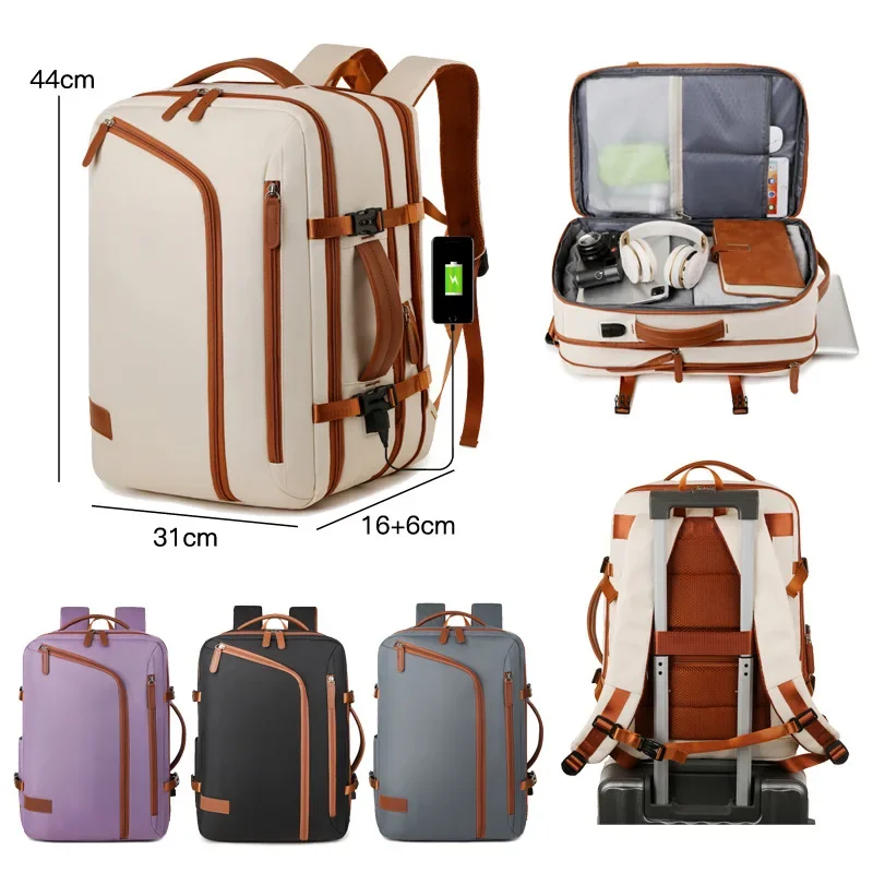 Backpack Unisex New Simple Business Computer Backpack Outdoor Large Capacity Travel Bag Student School Bag Boys Backpack Women