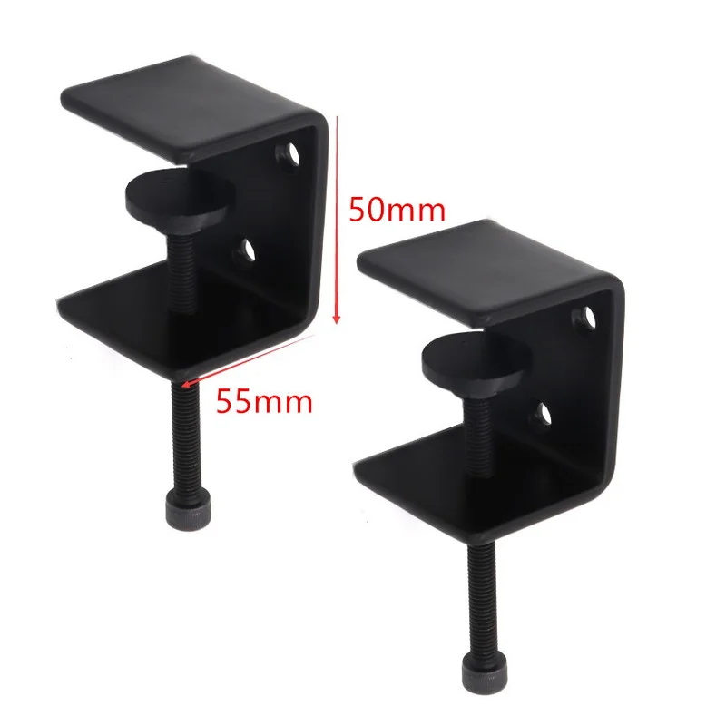 2pcs Creativity Adjustable Clip-on Metal Wood Shelf Bracket Wall Mount Stratified Shelf Clamp Clip Furniture Hardware Fittings