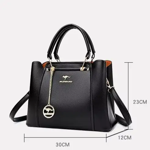 2026 Luxury Women Designer 3 Layers Shoulder Crossbody Sac Ladies Large Capacity Leather Handbags Shopper Brand Messenger Totes 5