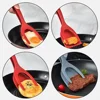 2025 Egg Flipper Spatula 2 in 1 Grip and Flip Spatula Tongs Silicone Egg Flipper Tool Fish French Toast Tongs Non-Stick Cooking 6