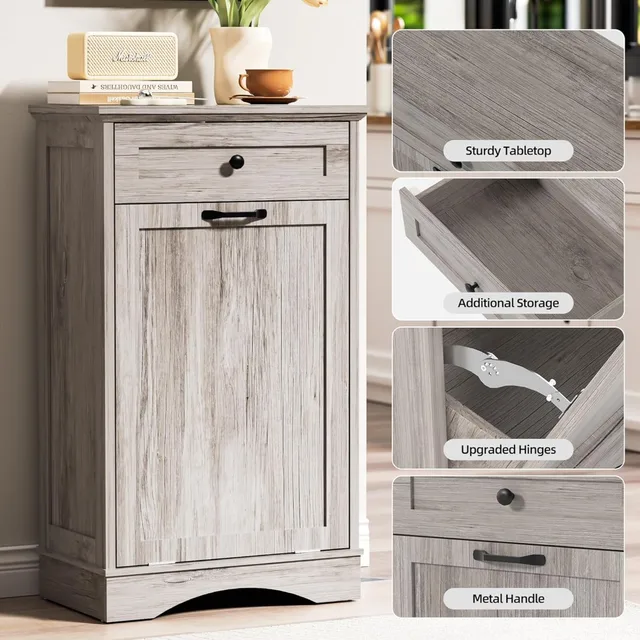 Tilt-Out Trash Cabinet 4