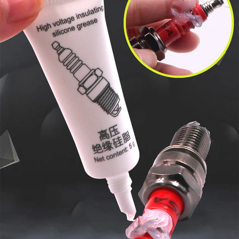 Automotive Spark Plug Insulated Silicone Ignition Coil High Voltage Insulating Silicone Grease Insulating Lubricating Silica Gel