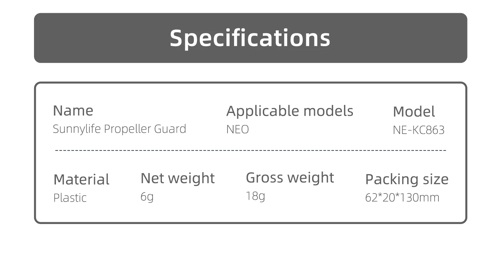 Description Picture 3 of itemPropeller Guard For DJI NEO Body Collision Protection Ring Landing Gear Booster Leg 10mm Support Quick ReleaseAccessories