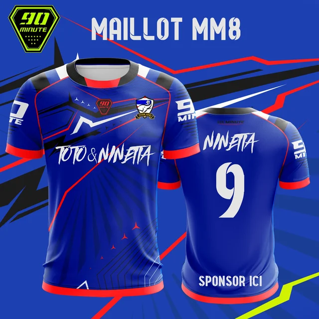 2025 New Summer Men's T-Shirt Maillot 90 Minute Toto & Ninetta Double Side Print Short Sleeve Oversize Breathable Quick Dry Tops 2