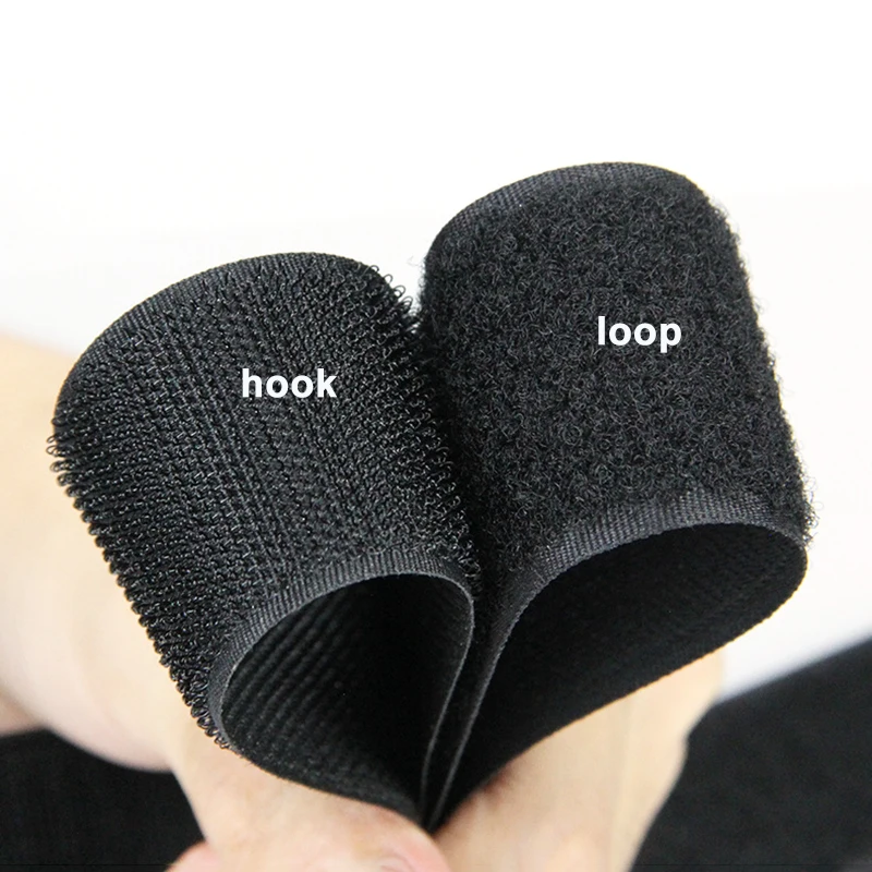 5M/Pair Hook Loop Tape Non-Adhesive Hook and Loop Sewing Fastener Tape Nylon Fabric Magic Tape For Sewing Accessories 16mm-150mm