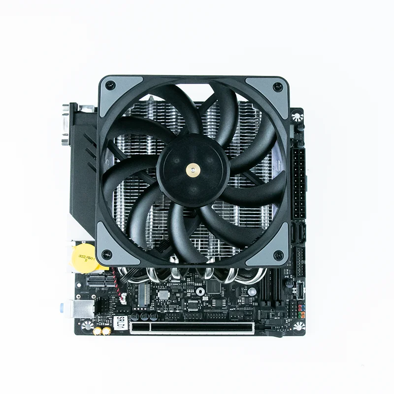 ERYING 로우 프로파일 라디에이터 푸시다운 CPU 공기 냉각기 ER6175-LP(75mm) 11세대 12세대 MINI-ITX 마더보드용으로 맞춤화됨