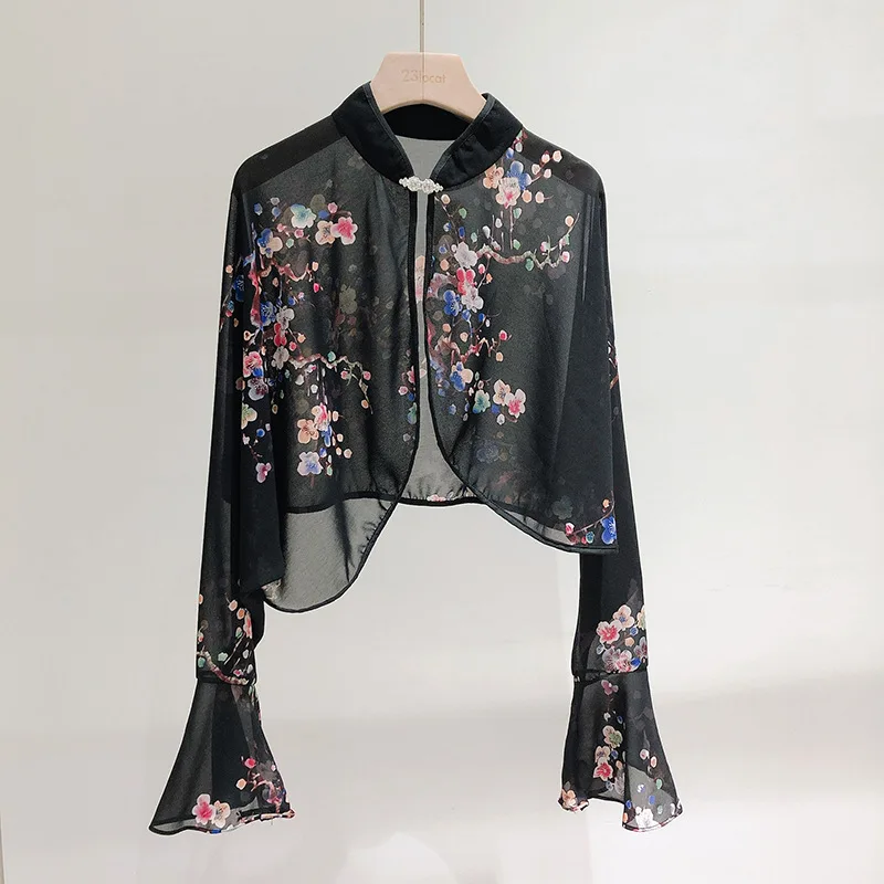 

Summer Sunscreen Shawl Fake Collar for Women's Long-sleeved Small Cape Girls Shirt Shoulder Wraps Detachable False Collar