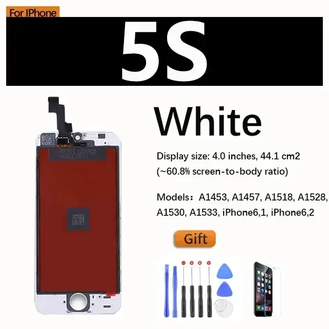 Per iPhone 5S Bianco