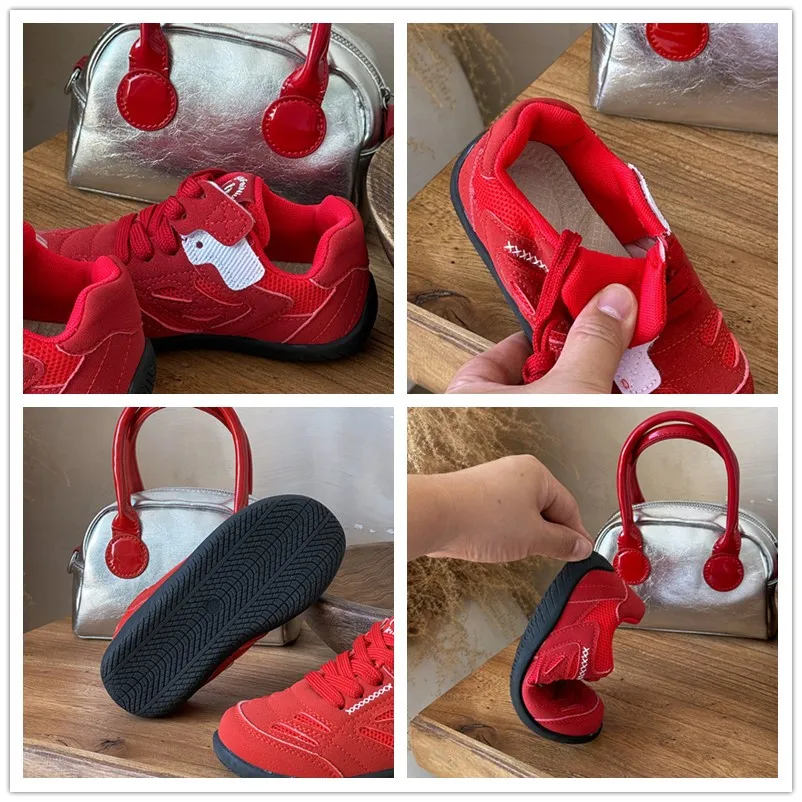 Soft Sole Kids Running Shoes for Autumn