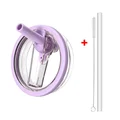 Purple-1pcs x straw