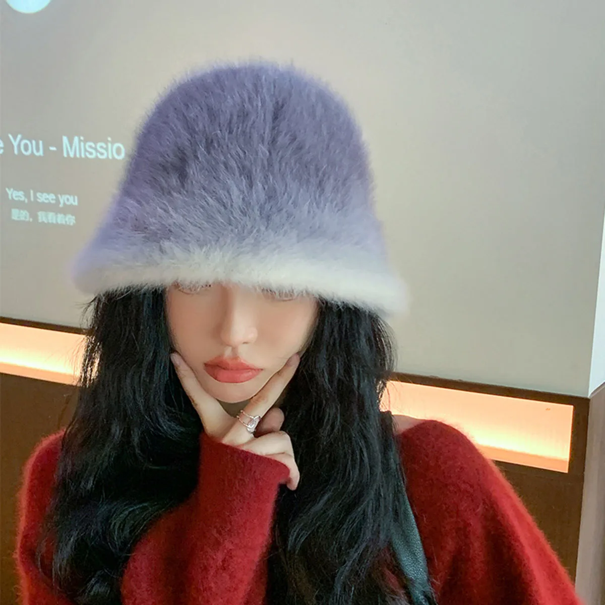 Rabbit Hair Fisherman Warm for women top elegant women's hats country Hat men brand Women's felt hat_voghion.com