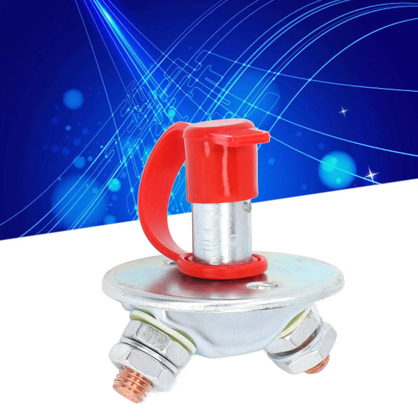 Battery Disconnect Switch 38mm Battery Cut Off Isolator Power Kill Switch for vehicle Boat DC12-24V