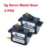 GOTECK 2g/4.3g/5g/9g/17g Digital Servo with Full Metal Gear for RC Car Boat and Fixed-Wing and Airplane or Robot 4
