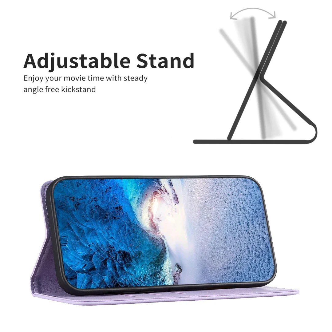 비즈니스 지갑 마그네틱 버클 플립 가죽 케이스, Oppo A16 A16S A54S A55 5G A54 4G A96 5G A94 5G A94 4G A79 5G A54 5G 커버